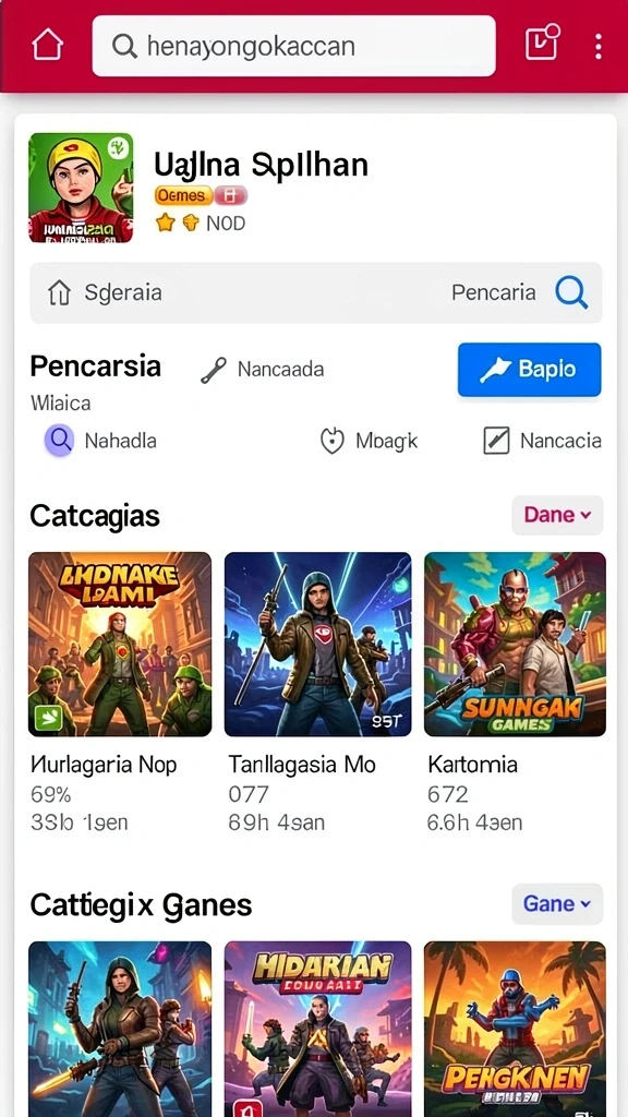 531slot - Screenshot menampilkan berbagai pilihan permainan slot yang tersedia.
