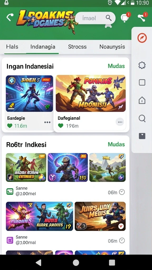 surgaplay - Tampilan antarmuka yang intuitif dan mudah digunakan.